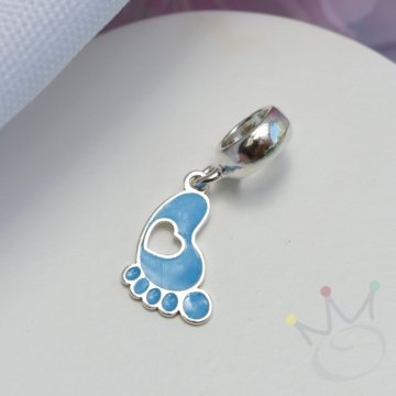 Berloque Baby - Pezinhos de Bebe - Prata