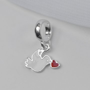 Berloque Divino Esmaltado - Prata