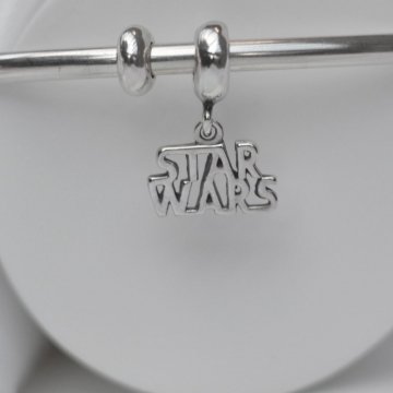 Berloque Logo Star Wars - Prata