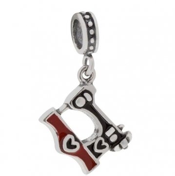 Berloque Maquina de Costura - Prata