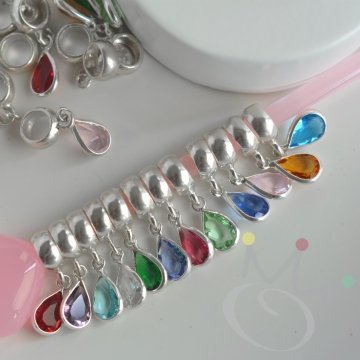 Berloque Mês do Aniversário - Prata