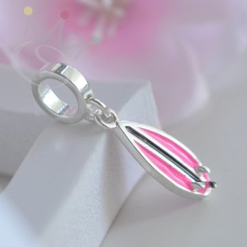 Berloque Prancha de Surf - Prata