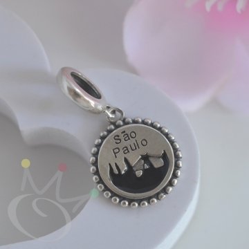 Berloque São Paulo - Prata