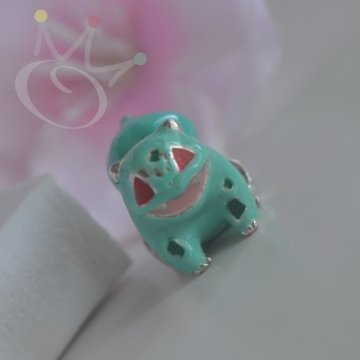 Berloque Separador Bulbasauro - Prata