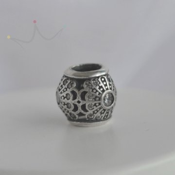 Berloque Separador Flor Cravejada