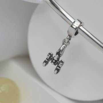 Berloque Star Wars - Nave Y-Wing - Prata