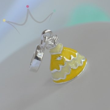 Berloque Vestidos de Princesas - Prata