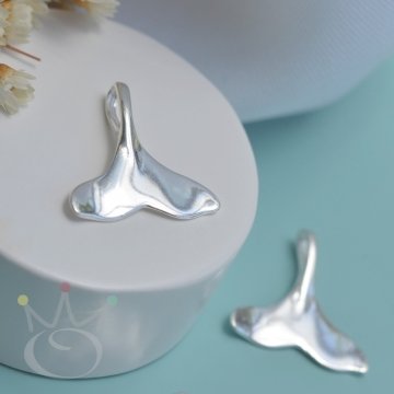 Pingente Cauda de Sereia Lisa - Prata