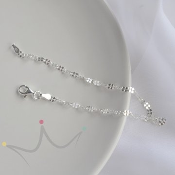 Pulseira Elo Trevo - Prata