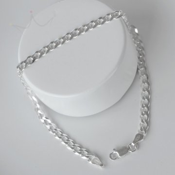 Pulseira Grumet Piatta - Prata