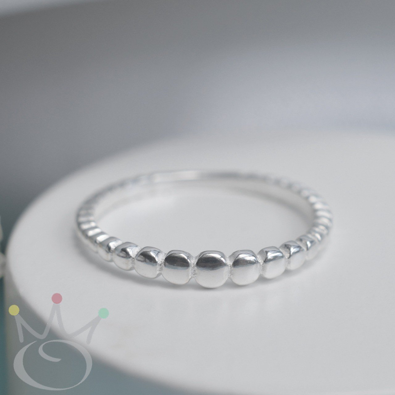 Anel aliança esferas lisas Colecionável - Prata Anel aliança esferas lisas Colecionável - Prata