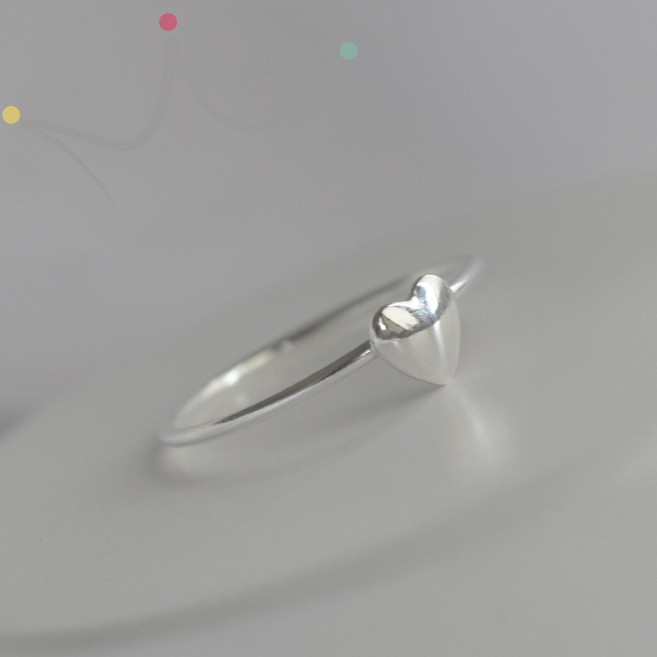 Anel Falange Coração - Prata Anel Falange Coração - Prata