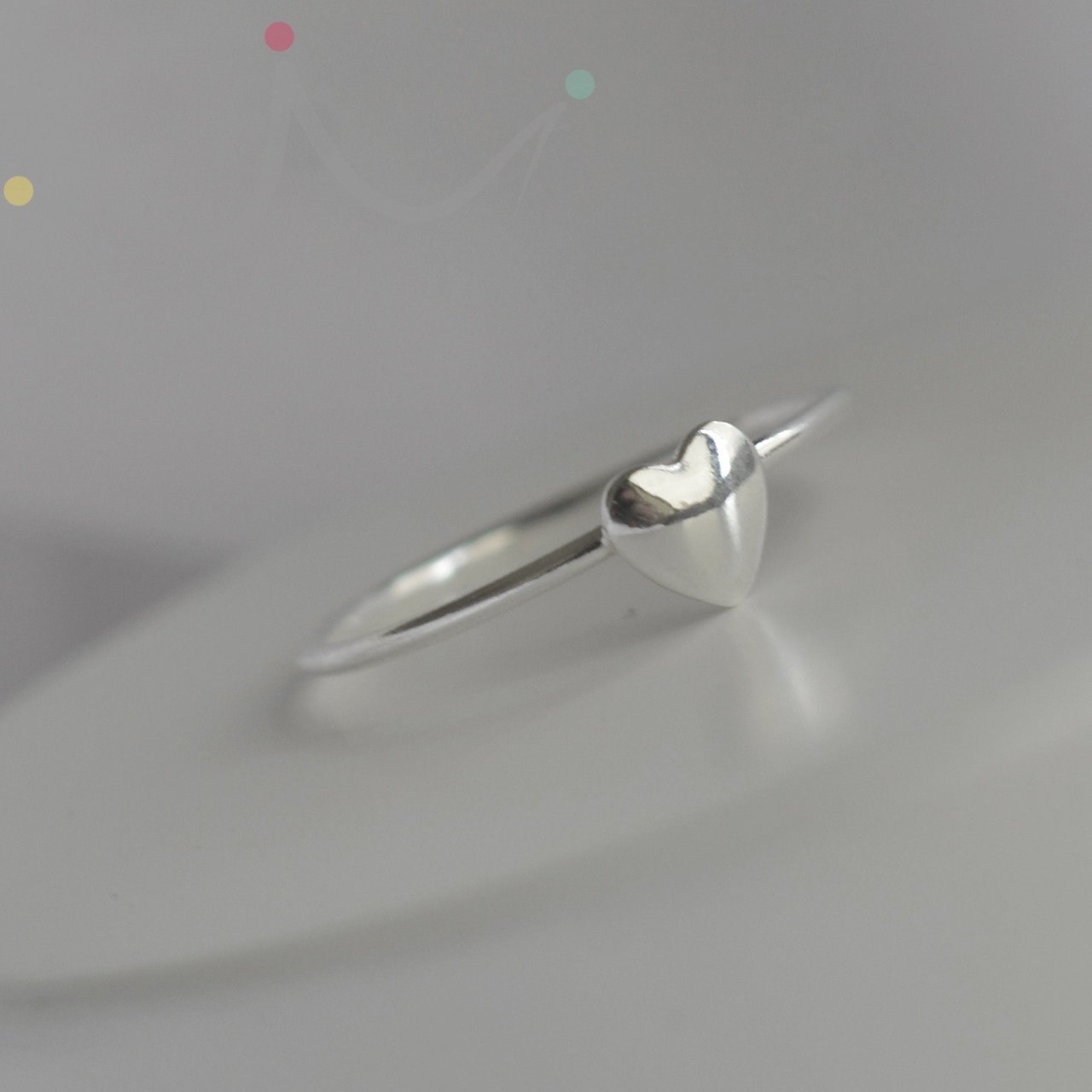 Anel Falange Coração - Prata Anel Falange Coração - Prata