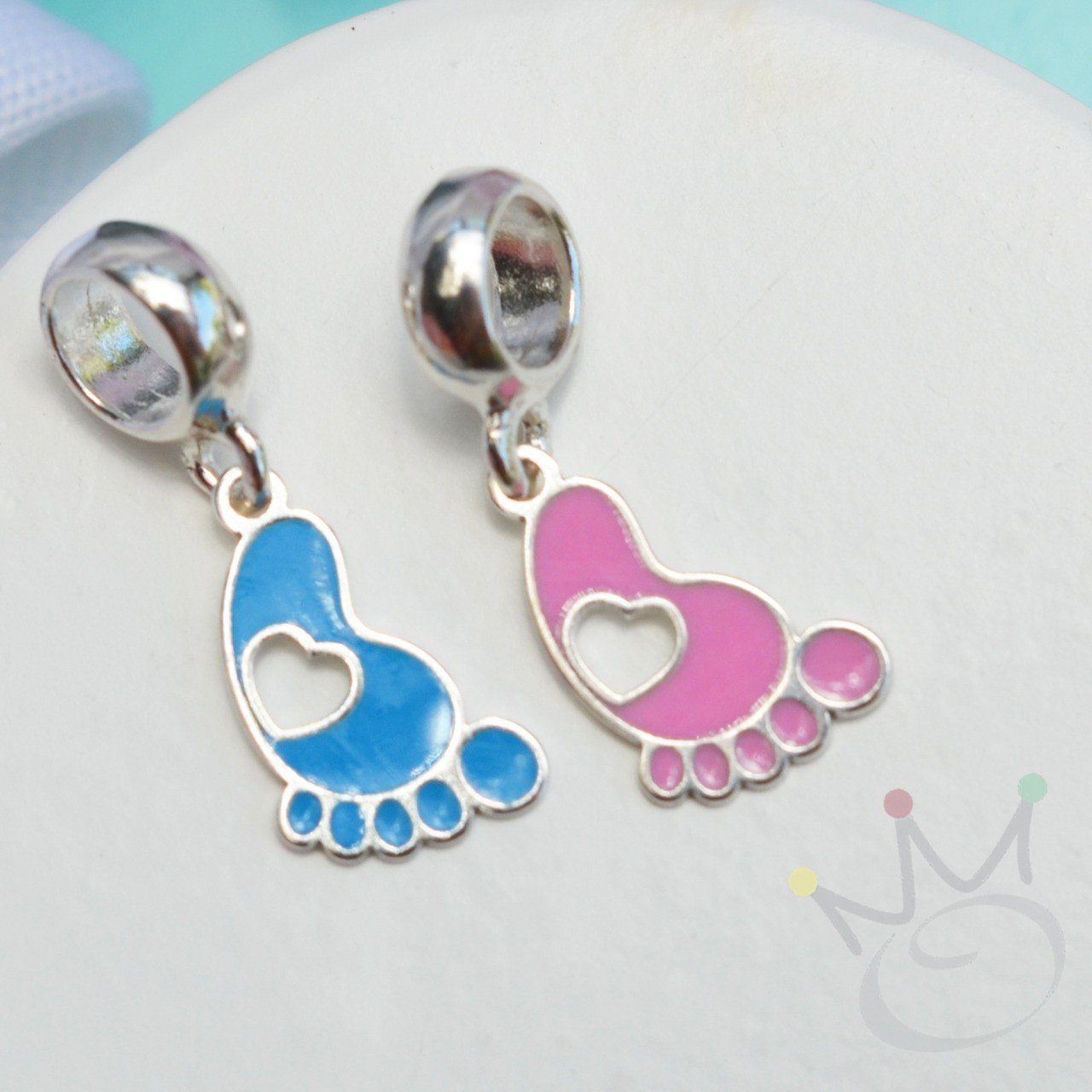 Berloque Baby - Pezinhos de Bebe - Prata Berloque Baby - Pezinhos de Bebe - Prata