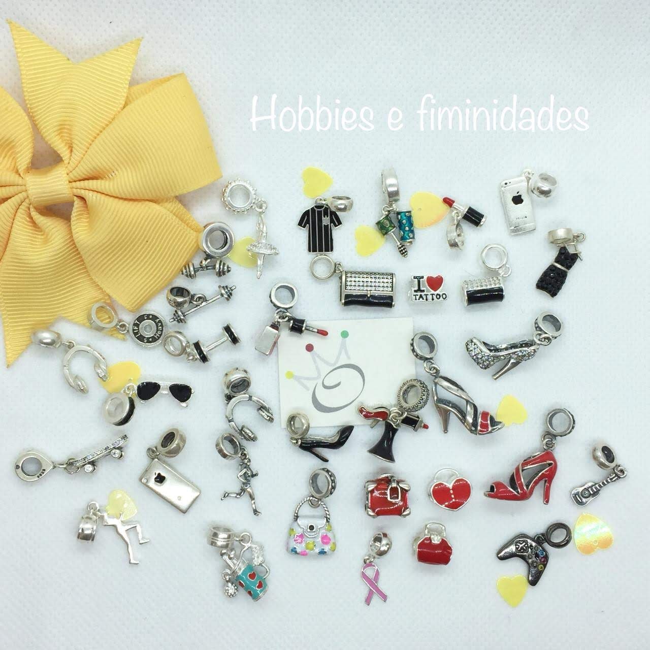 Berloque Batom - Prata Berloque Batom - Prata