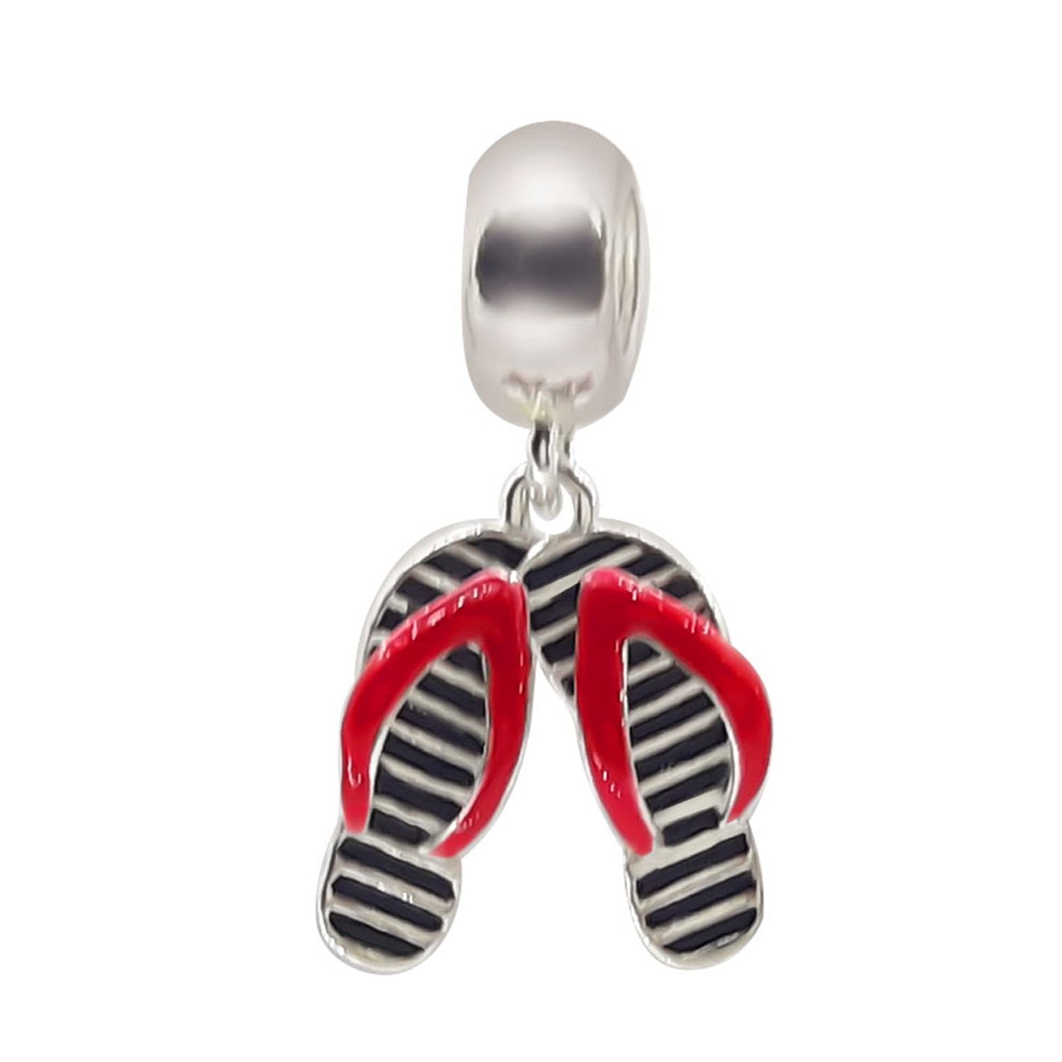 Berloque Chinelos - Prata Berloque Chinelos - Prata