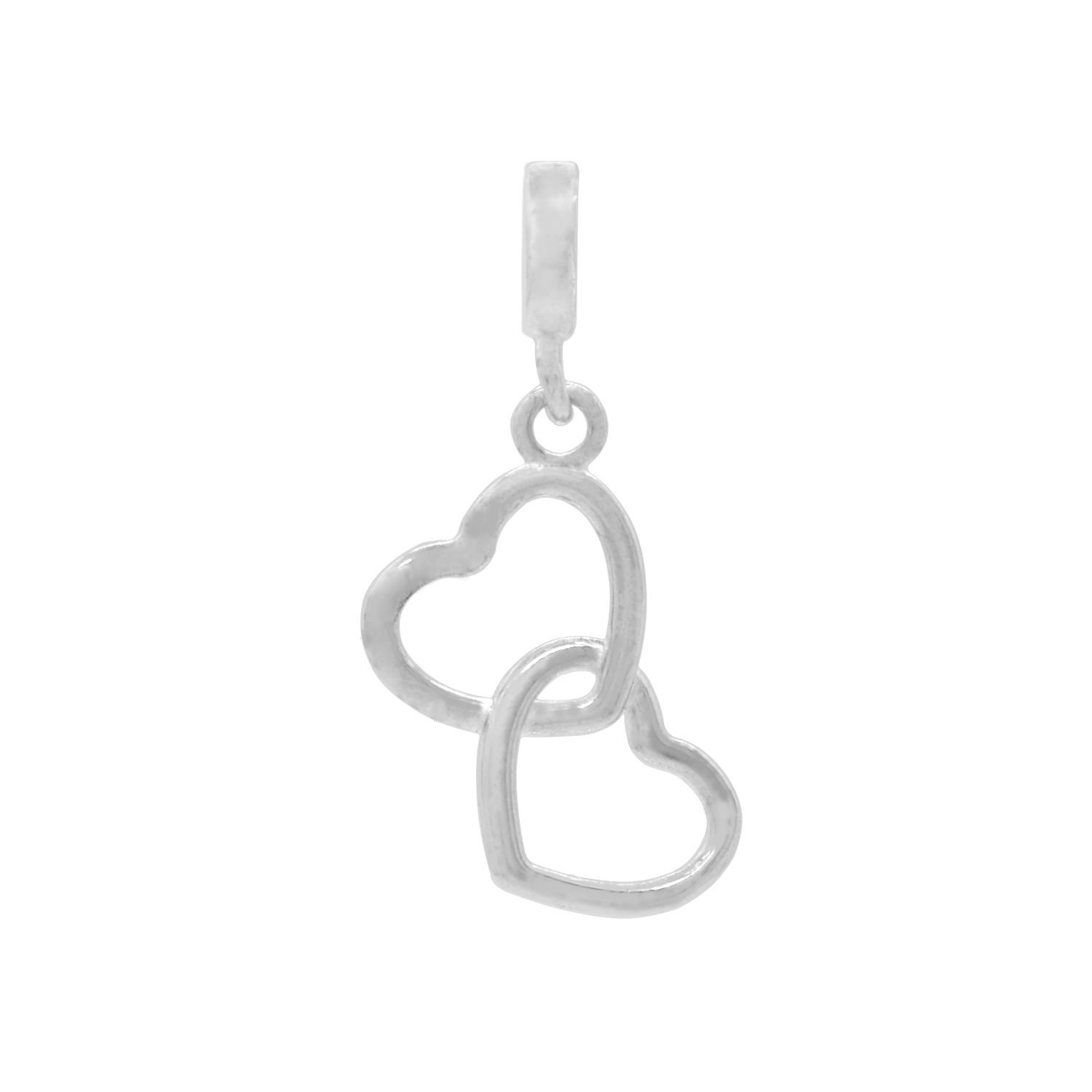 Berloque Corações Vazados - Prata Berloque Corações Vazados - Prata