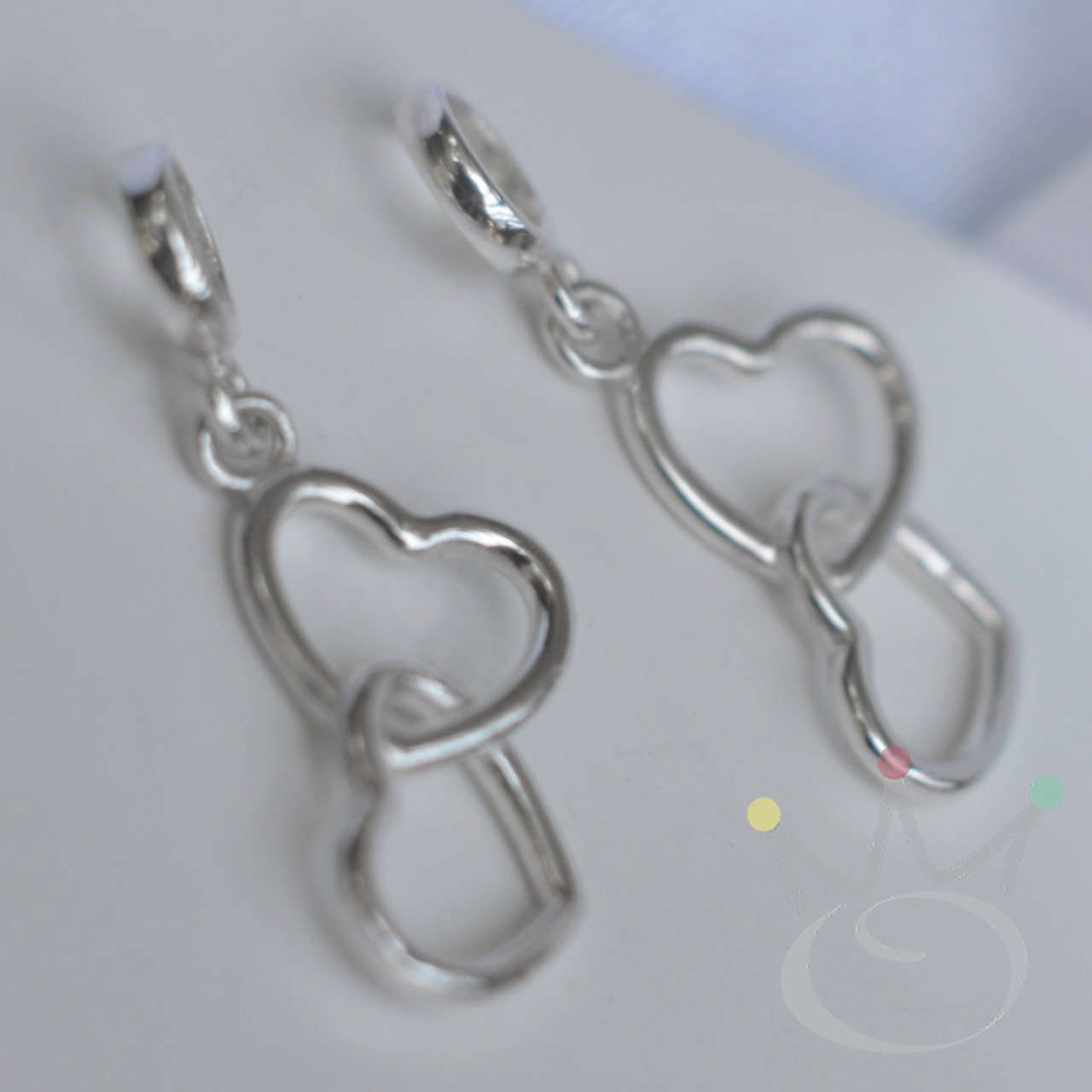 Berloque Corações Vazados - Prata Berloque Corações Vazados - Prata