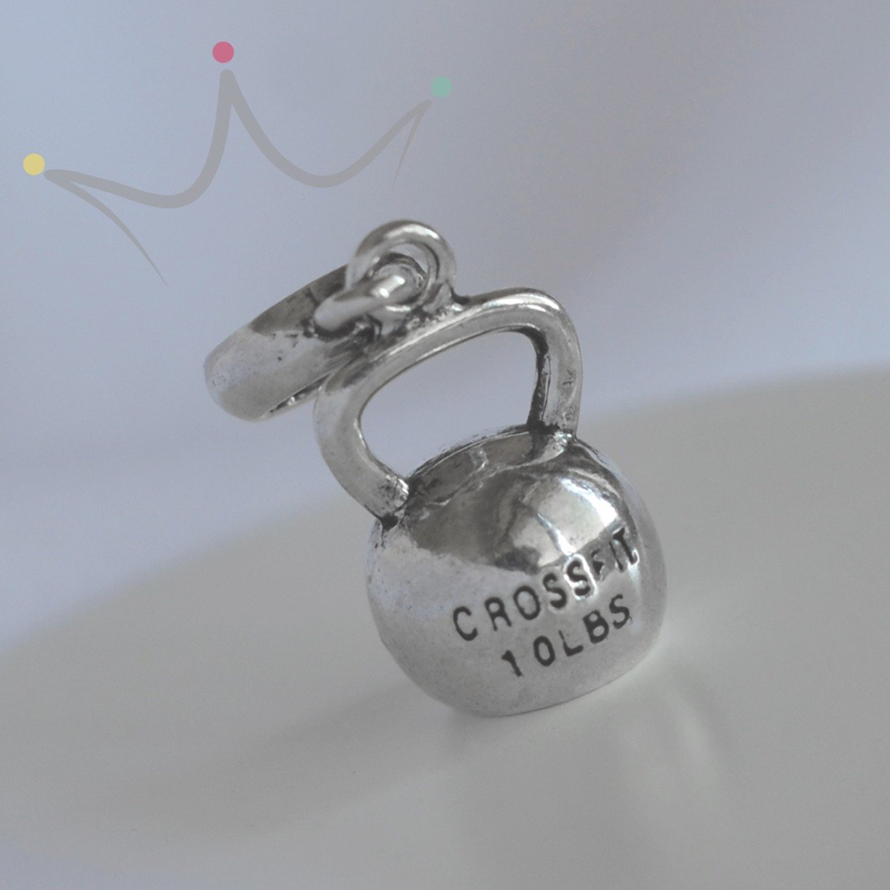 Berloque Cross Fit - Prata Berloque Cross Fit - Prata