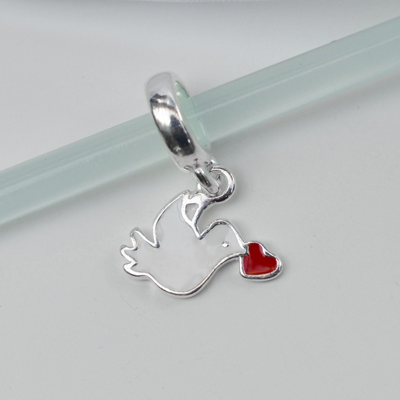 Berloque Divino Esmaltado - Prata Berloque Divino Esmaltado - Prata