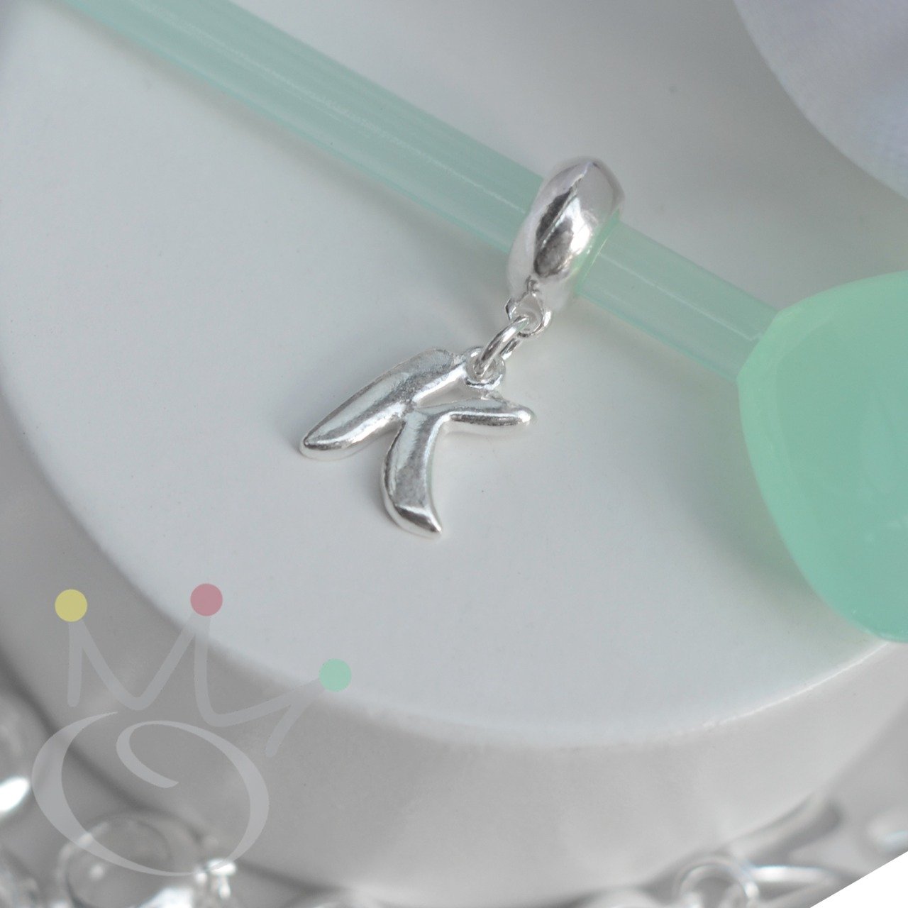 Berloque Letras Lisas - Prata Berloque Letras Lisas - Prata