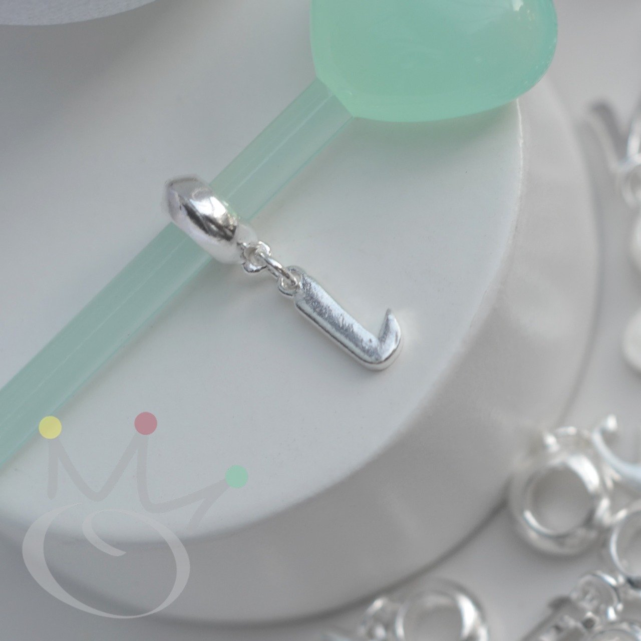 Berloque Letras Lisas - Prata Berloque Letras Lisas - Prata