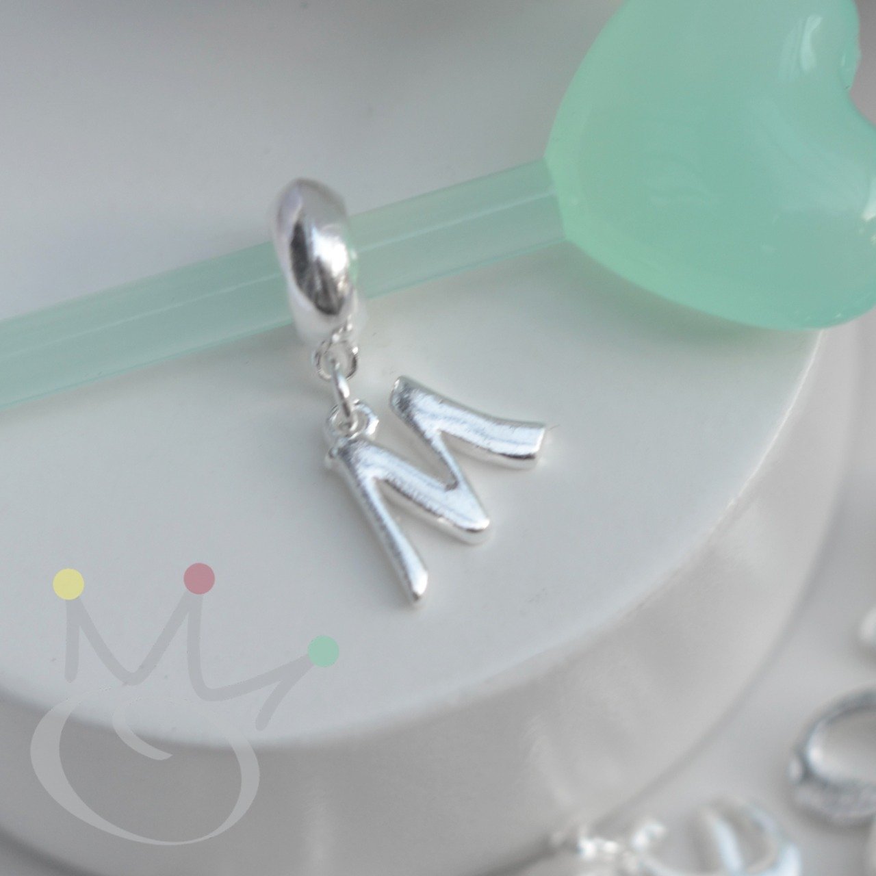 Berloque Letras Lisas - Prata Berloque Letras Lisas - Prata