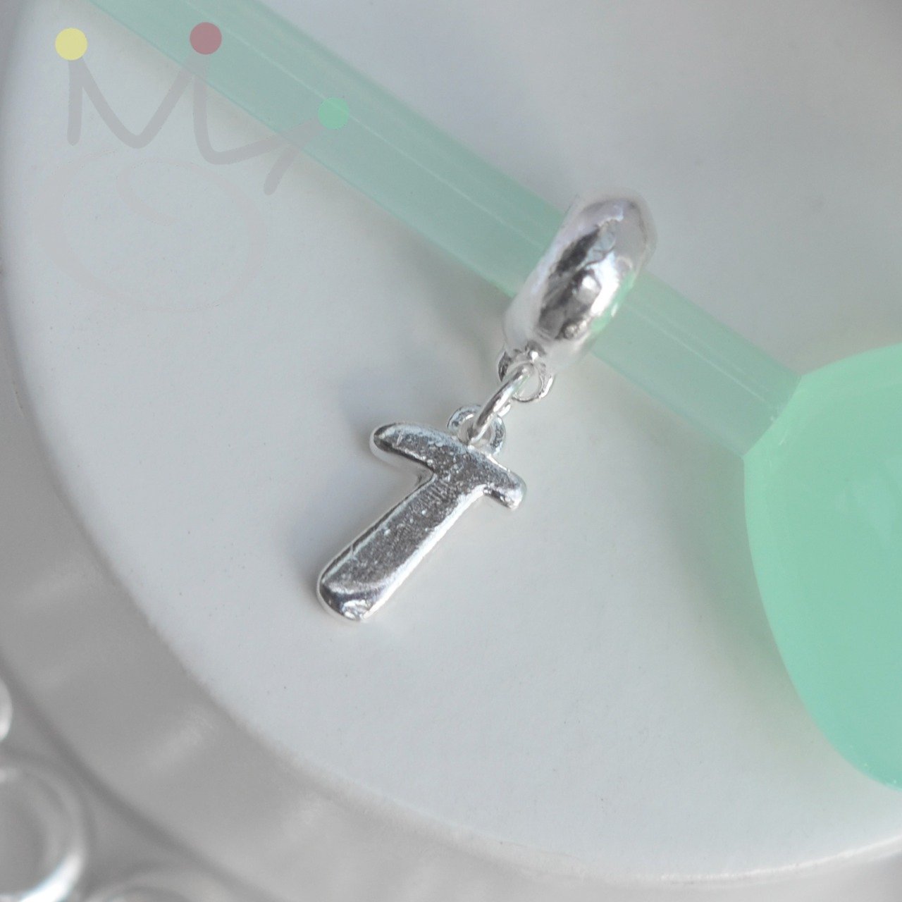 Berloque Letras Lisas - Prata Berloque Letras Lisas - Prata