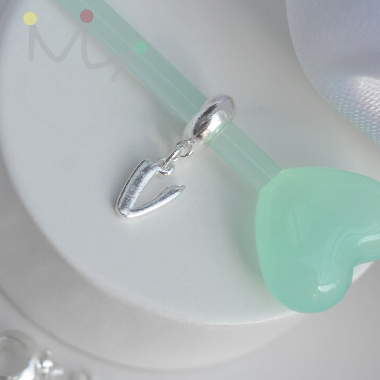 Berloque Letras Lisas - Prata Berloque Letras Lisas - Prata