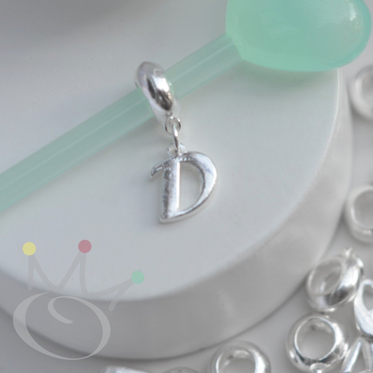 Berloque Letras Lisas - Prata Berloque Letras Lisas - Prata