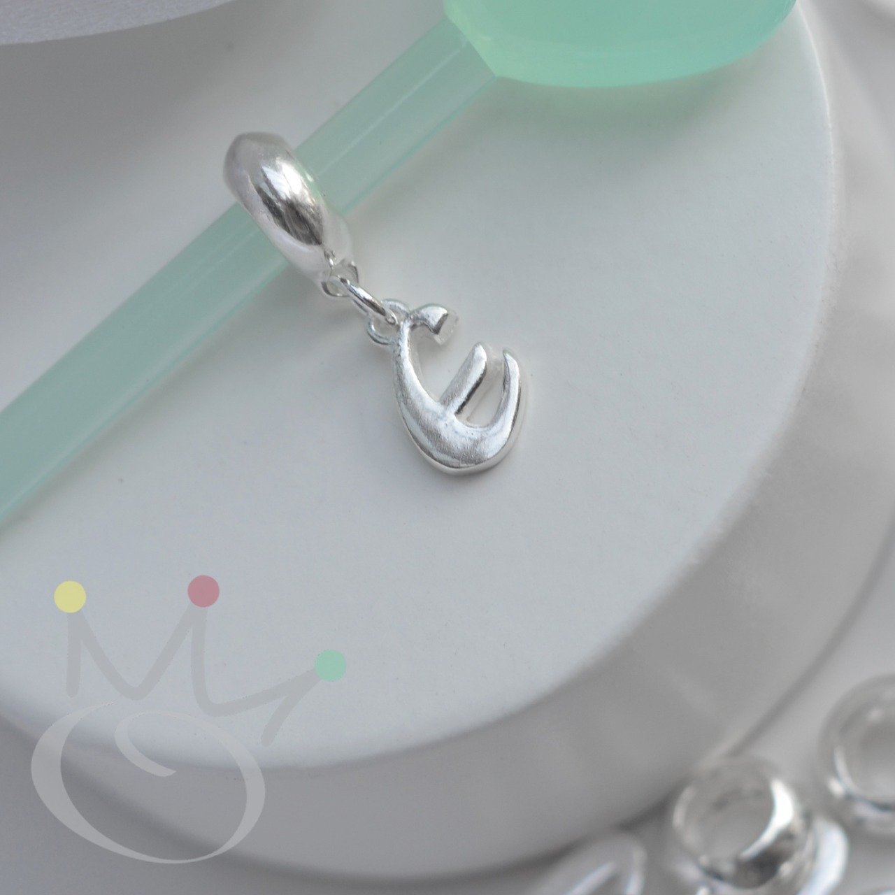 Berloque Letras Lisas - Prata Berloque Letras Lisas - Prata