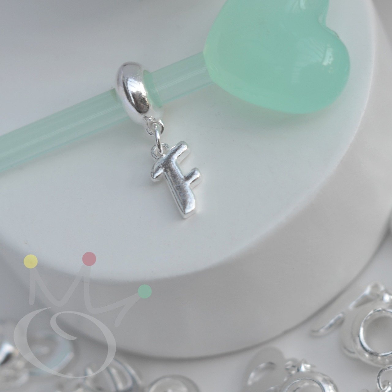 Berloque Letras Lisas - Prata Berloque Letras Lisas - Prata