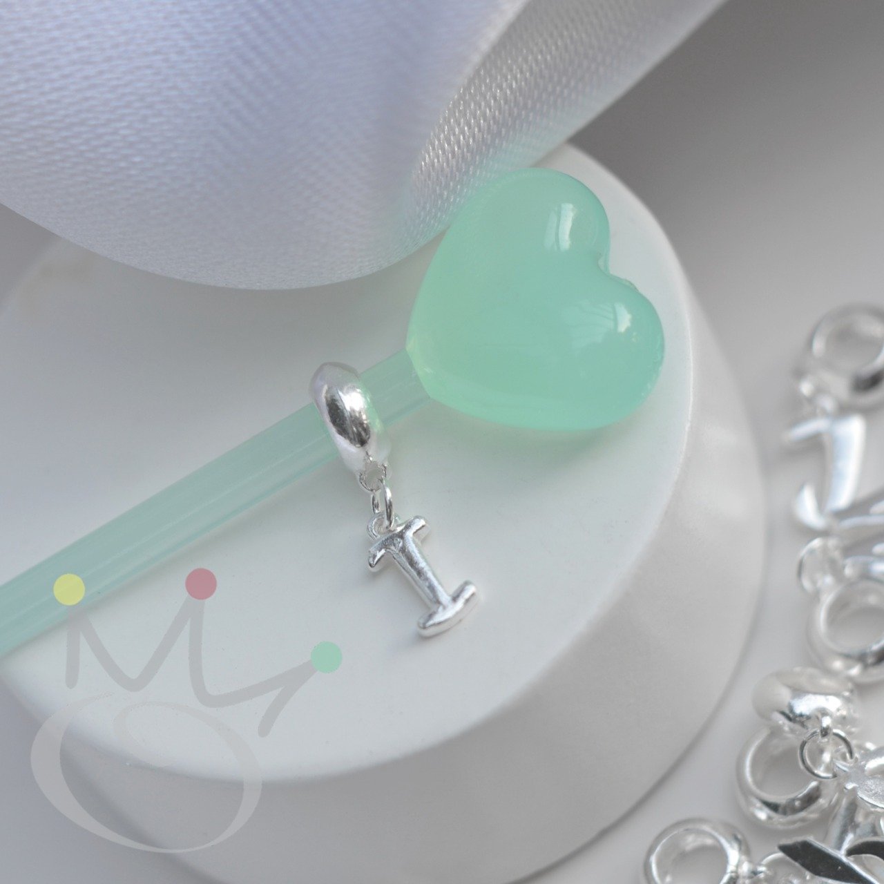 Berloque Letras Lisas - Prata Berloque Letras Lisas - Prata