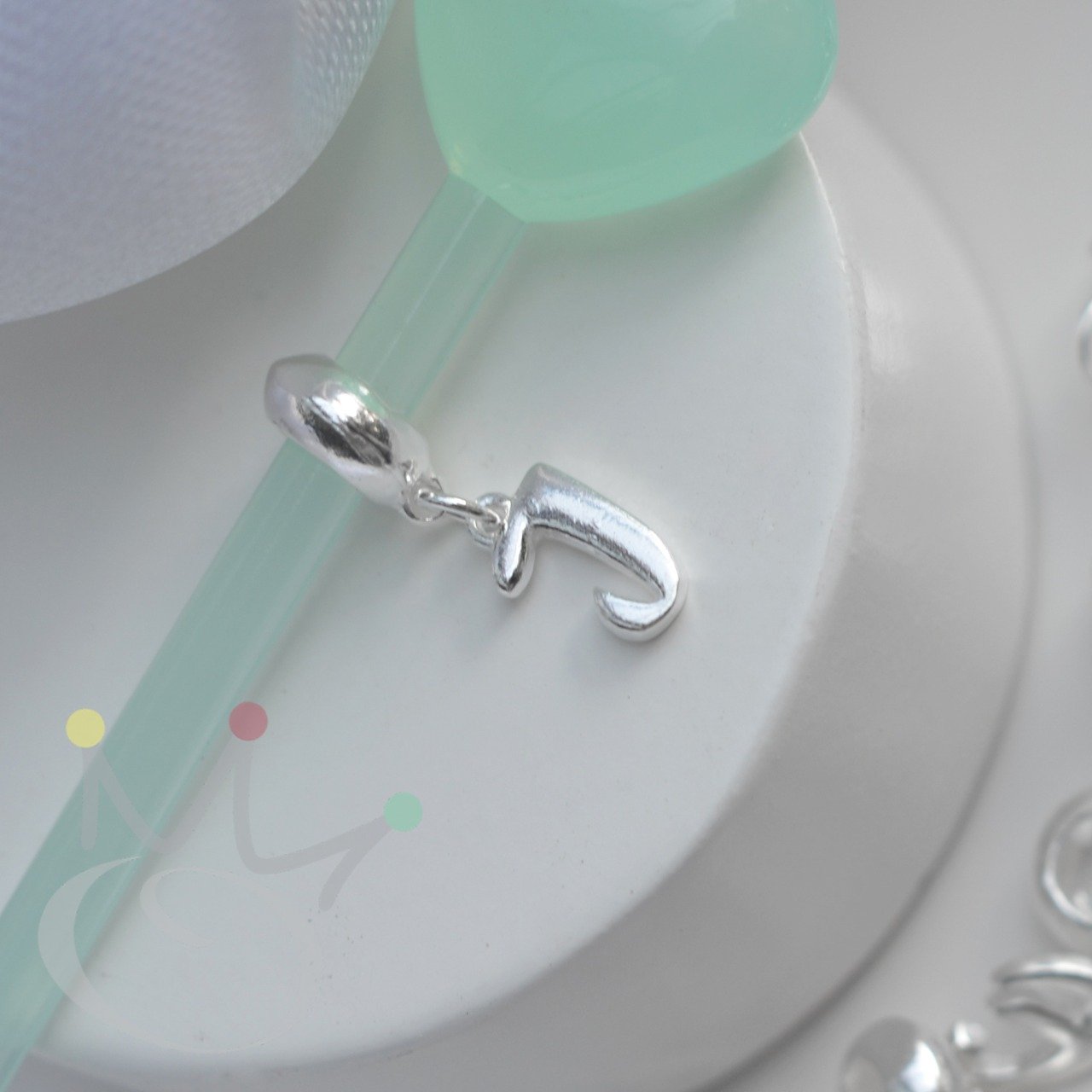 Berloque Letras Lisas - Prata Berloque Letras Lisas - Prata