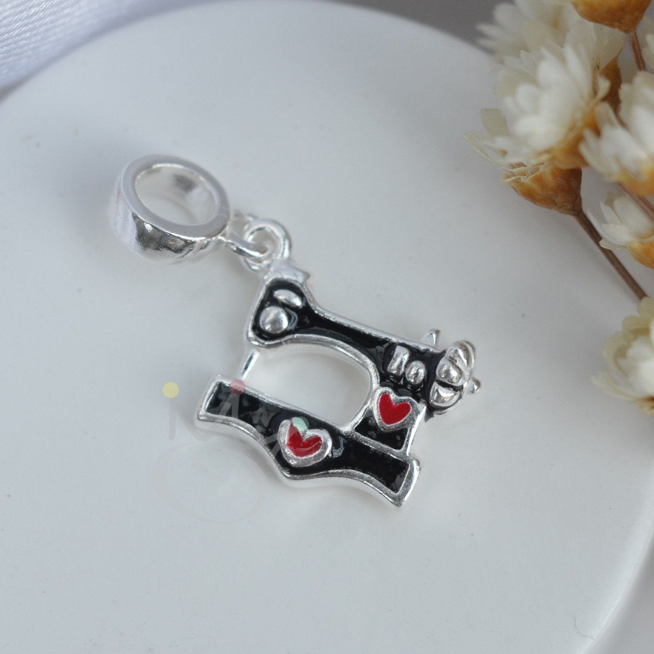 Berloque Maquina de Costura Prata Clara Berloque Maquina de Costura Prata Clara