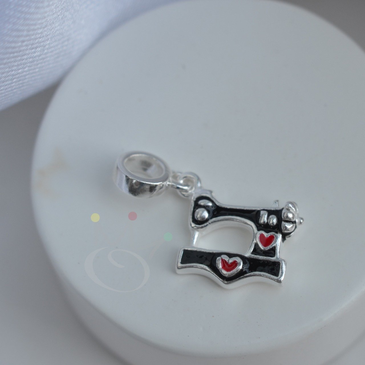 Berloque Maquina de Costura Prata Clara Berloque Maquina de Costura Prata Clara