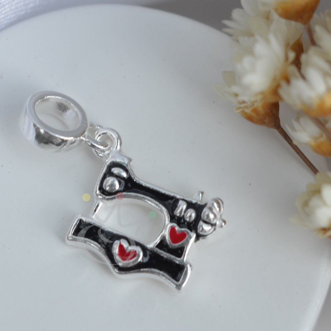 Berloque Maquina de Costura Prata Clara Berloque Maquina de Costura Prata Clara