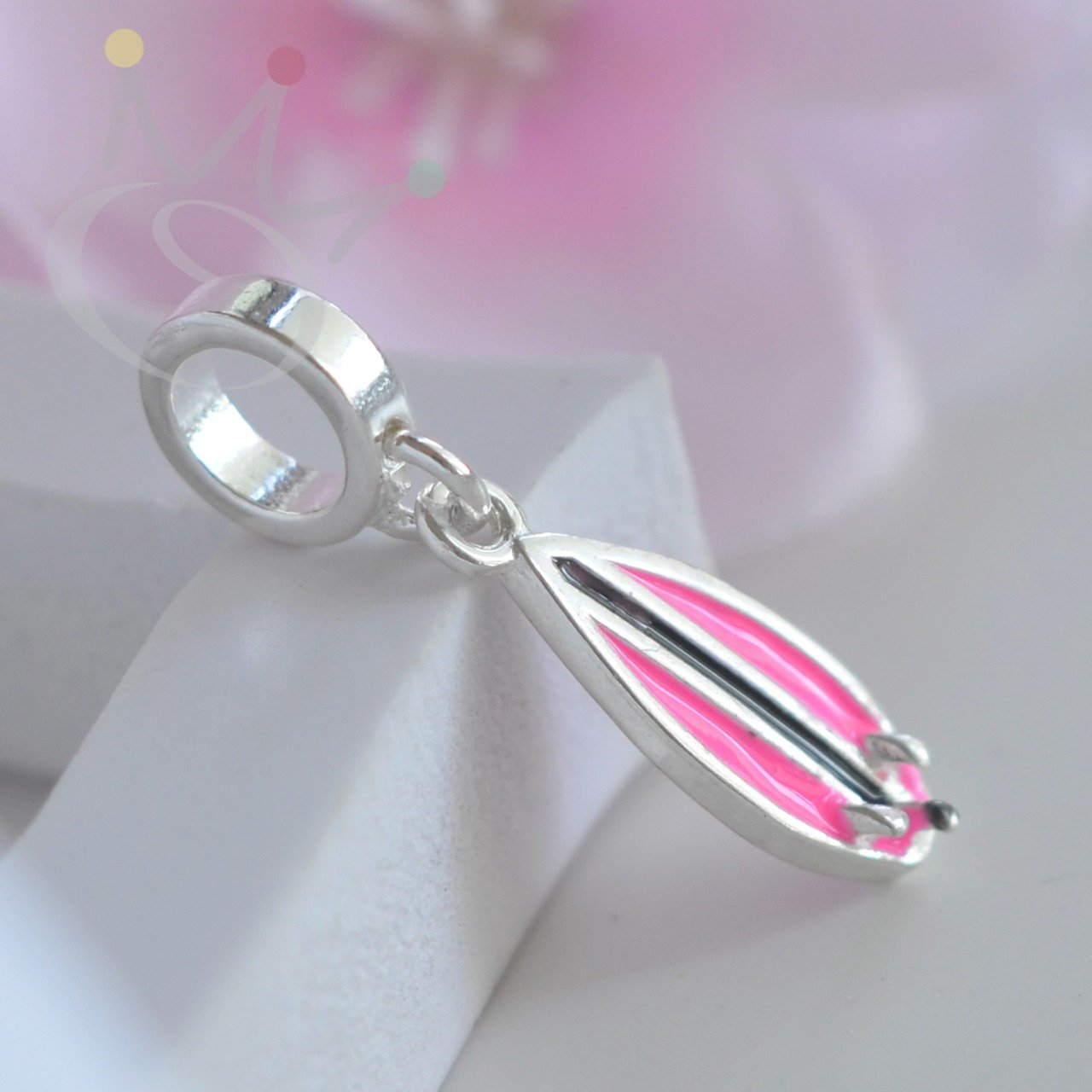 Berloque Prancha de Surf - Prata Berloque Prancha de Surf - Prata