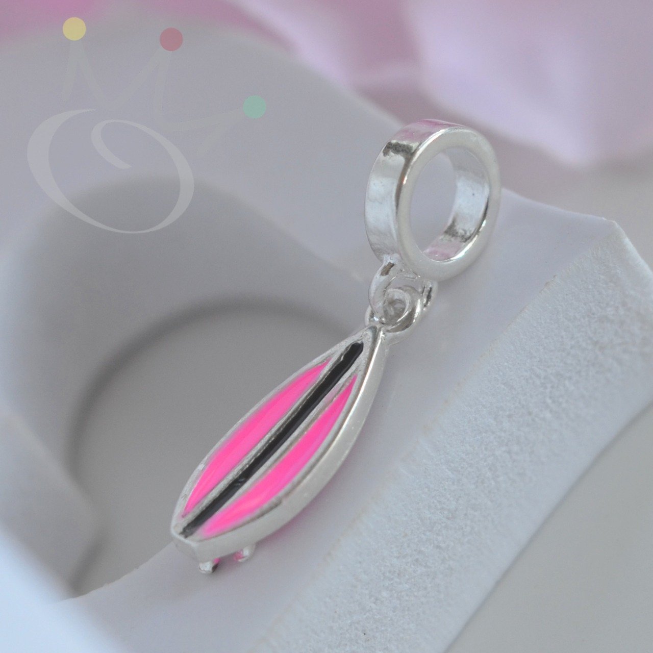 Berloque Prancha de Surf - Prata Berloque Prancha de Surf - Prata