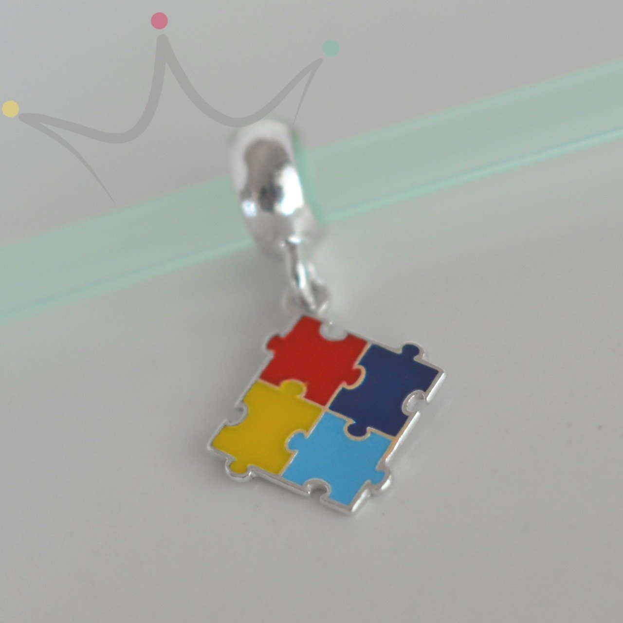 Berloque Quebra Cabeça (Autismo) - Prata Berloque Quebra Cabeça (Autismo) - Prata