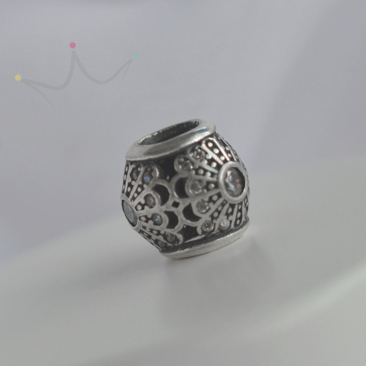 Berloque Separador Flor Cravejada Berloque Separador Flor Cravejada