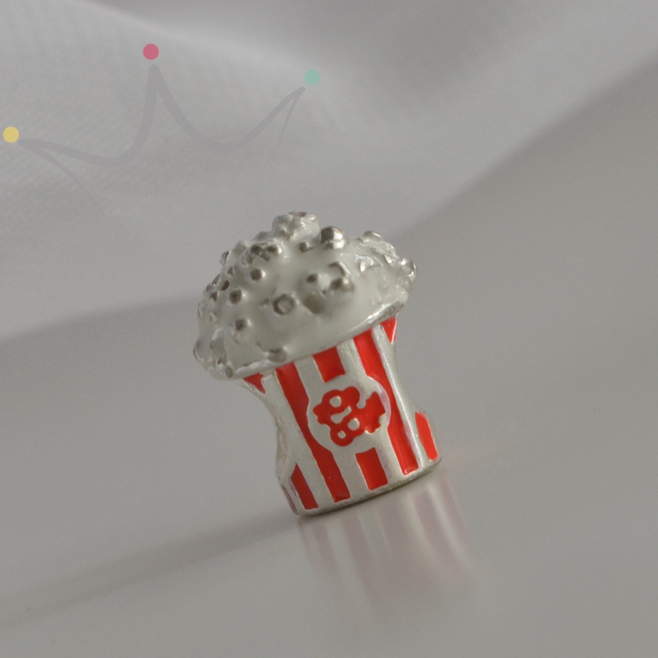 Berloque Separador Pipoca - Prata Berloque Separador Pipoca - Prata