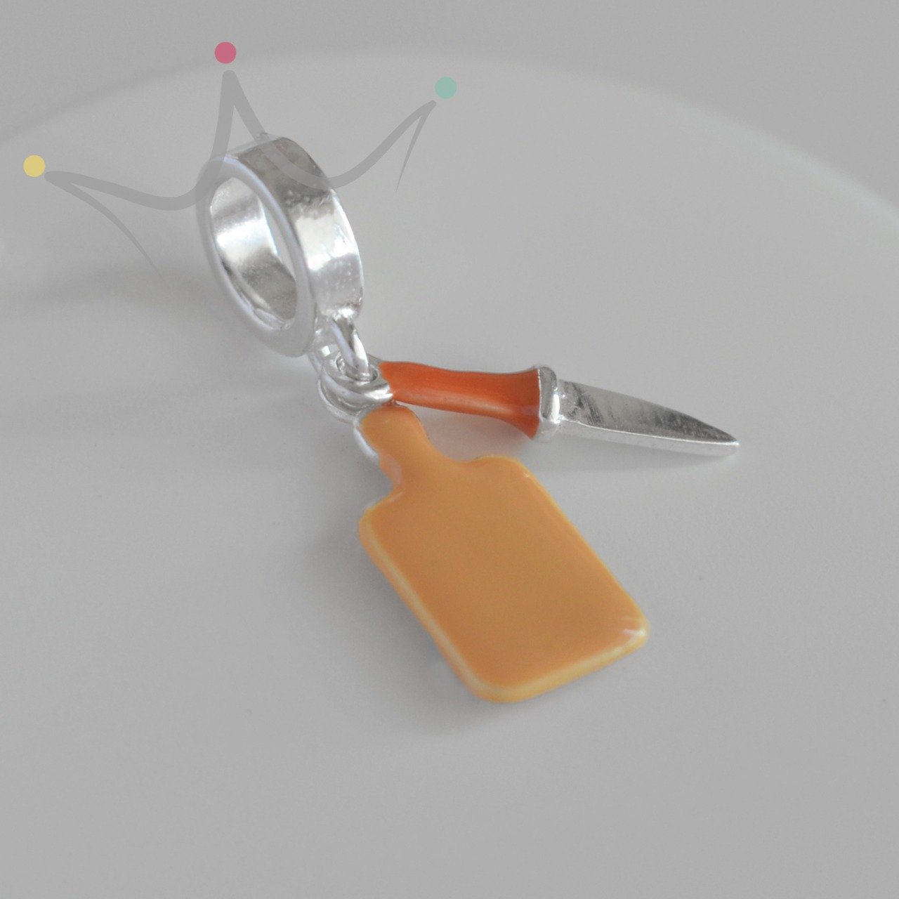 Berloque Tábua e Faca - Prata Berloque Tábua e Faca - Prata