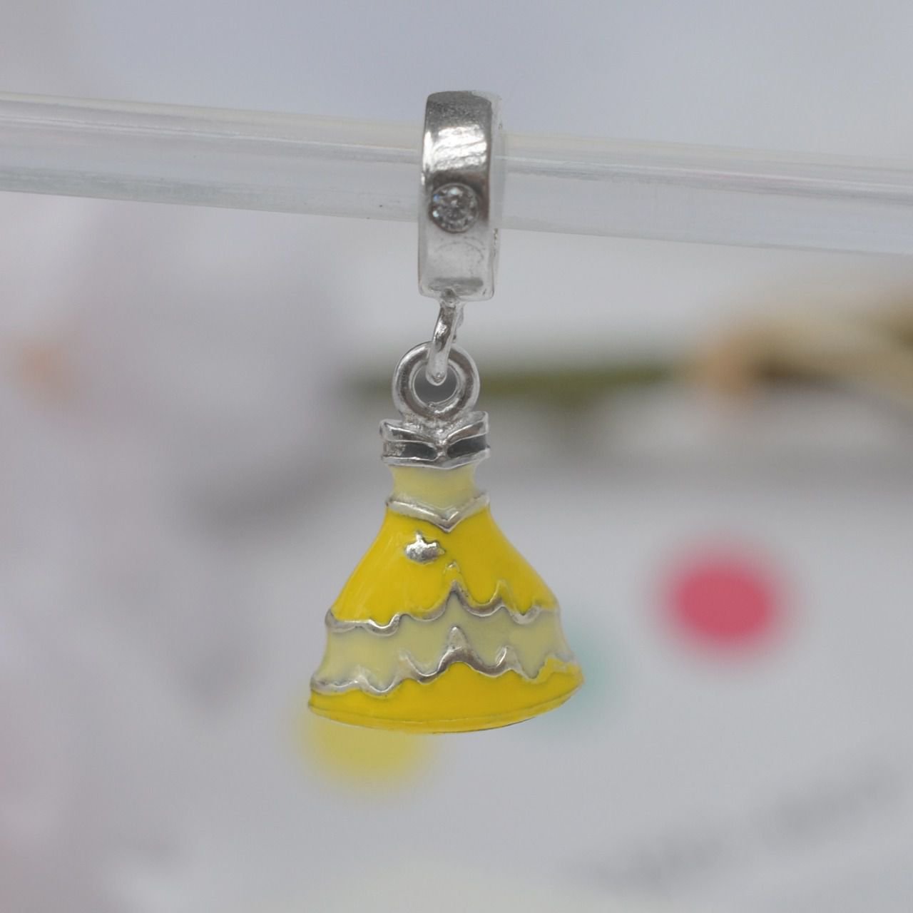 Berloque Vestidos de Princesas - Prata Berloque Vestidos de Princesas - Prata