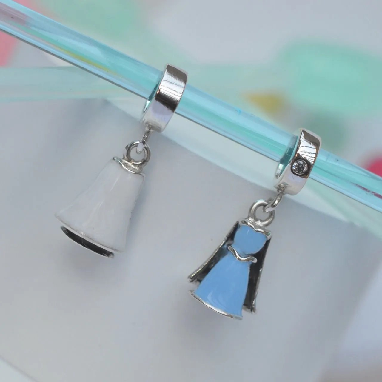 Berloque Vestidos de Princesas - Prata Berloque Vestidos de Princesas - Prata