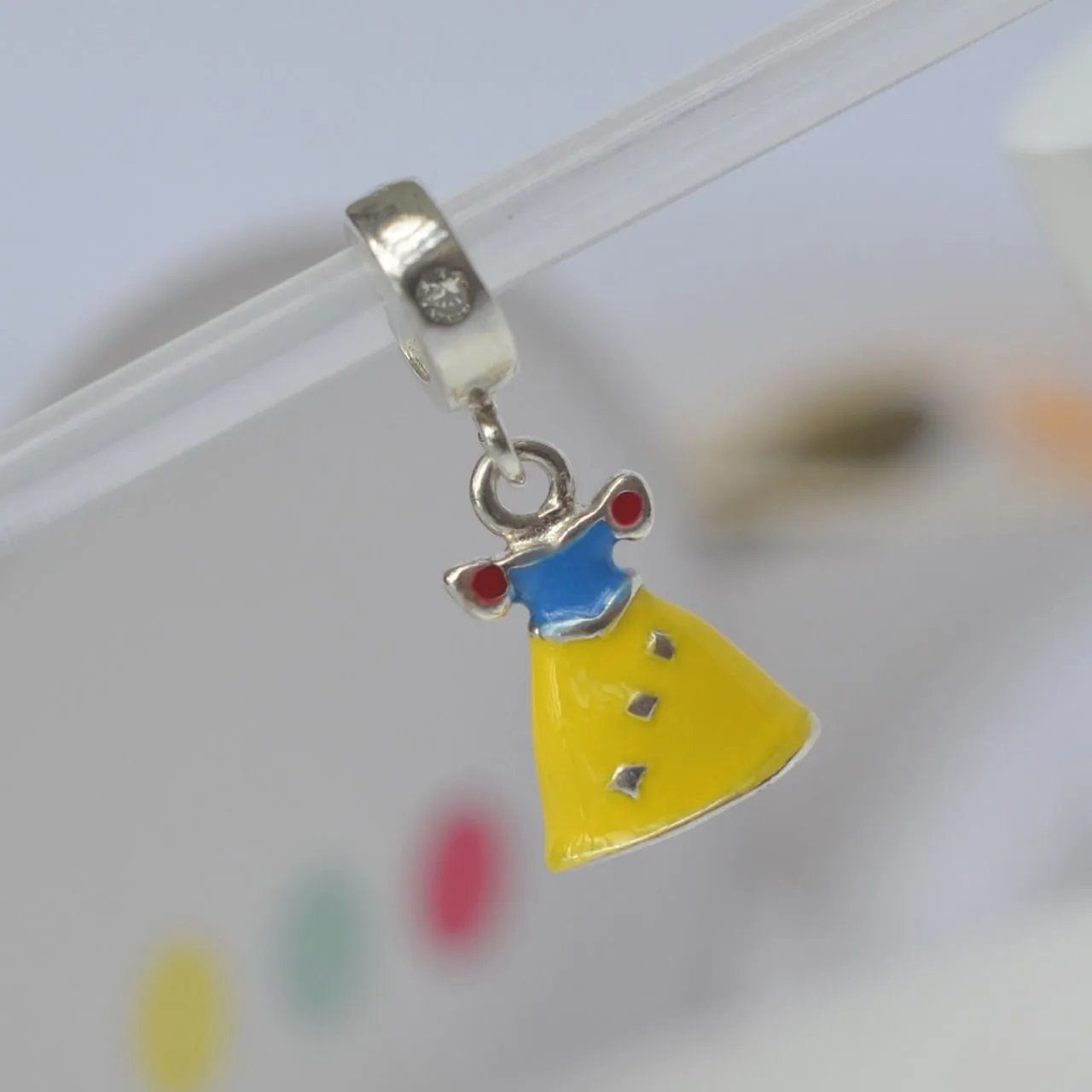 Berloque Vestidos de Princesas - Prata Berloque Vestidos de Princesas - Prata