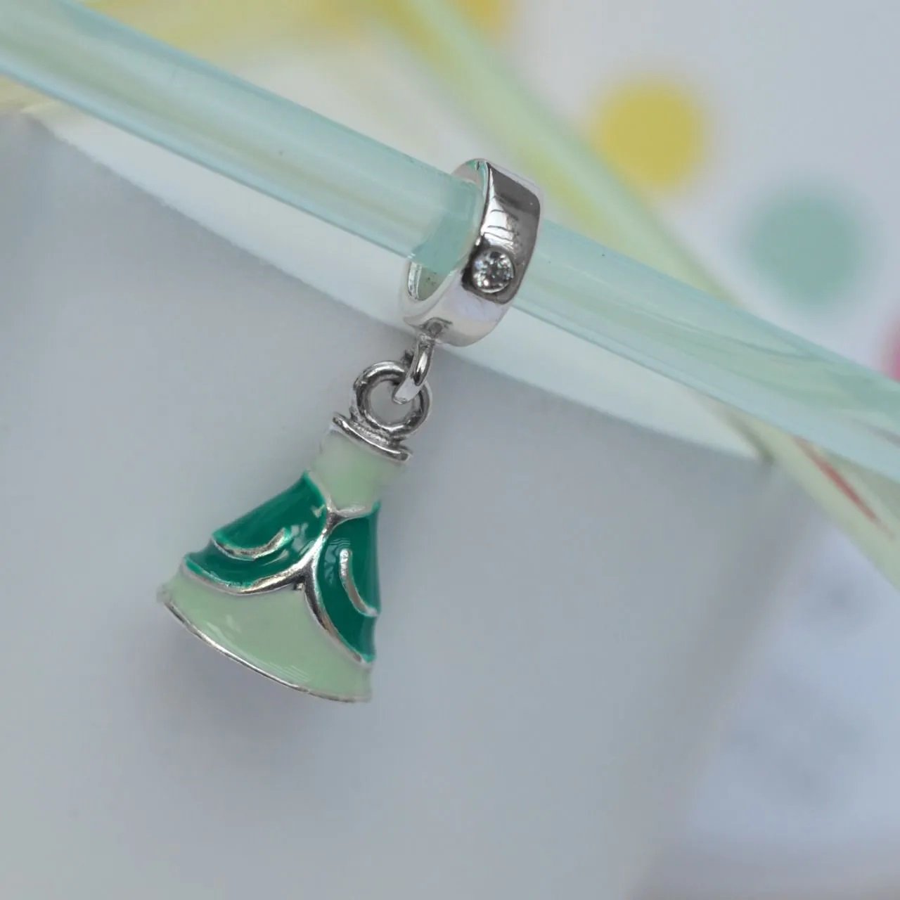 Berloque Vestidos de Princesas - Prata Berloque Vestidos de Princesas - Prata