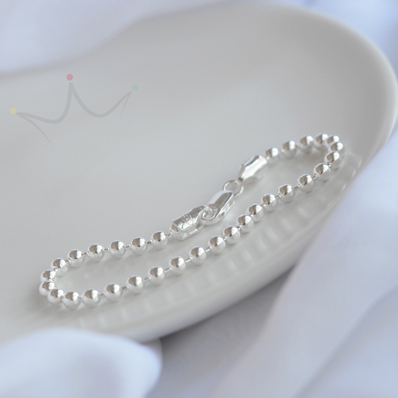 Bracelete Esferas 4mm - Prata Bracelete Esferas 4mm - Prata