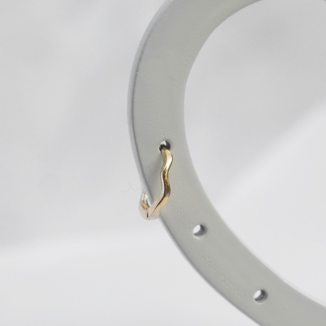 Brinco Argola Ondulada Lisa Orgnica Clique - Semijoia