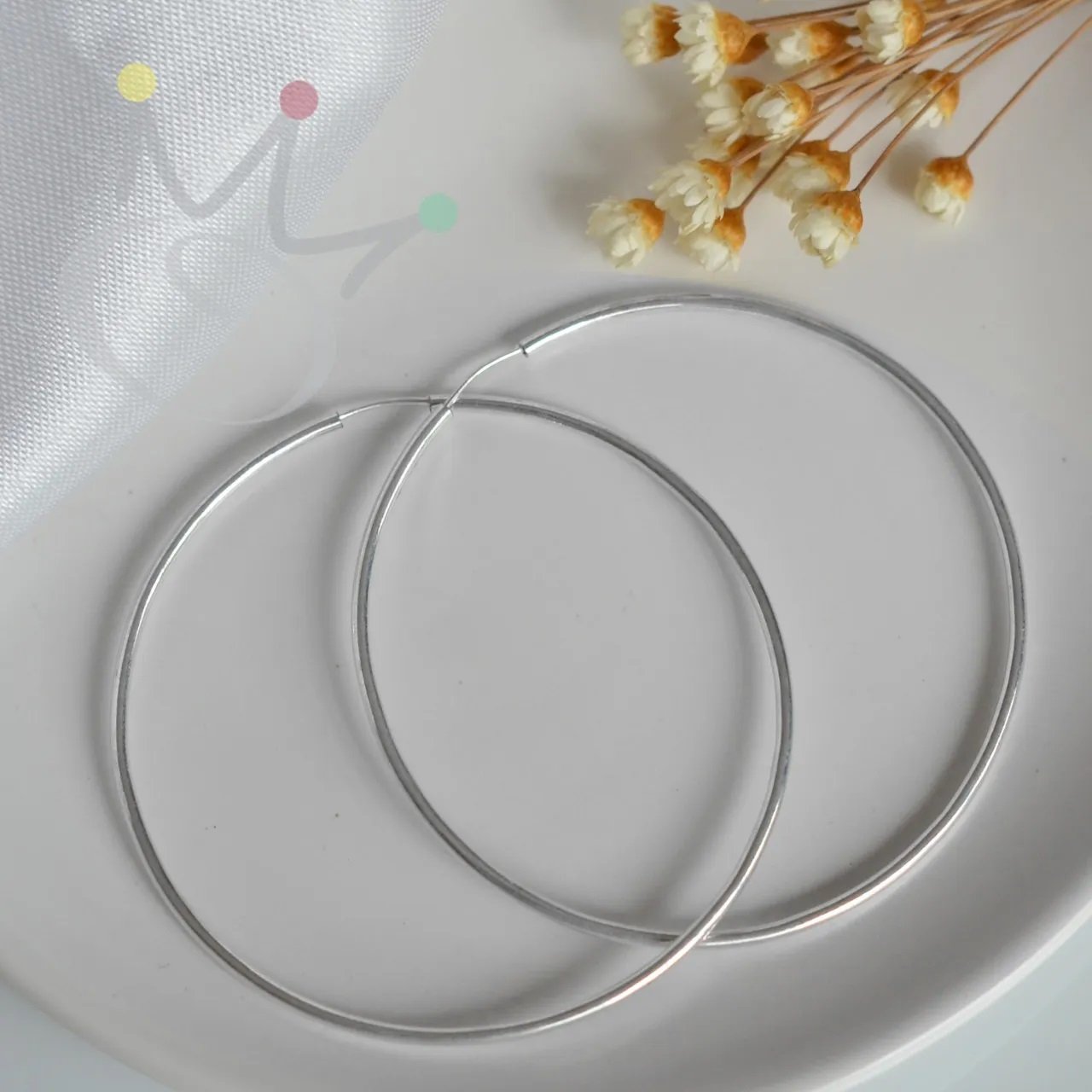 Brinco Argola Lisa (Tamanhos) - Prata Brinco Argola Lisa (Tamanhos) - Prata